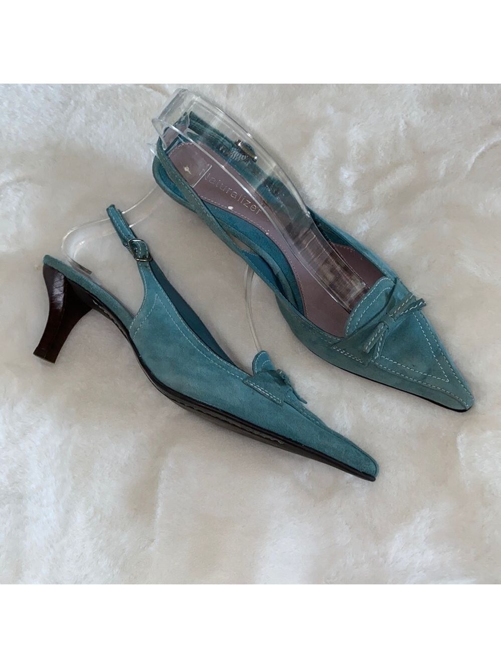 NATURALIZER Abigail Suede Leather Slingback Shoes
